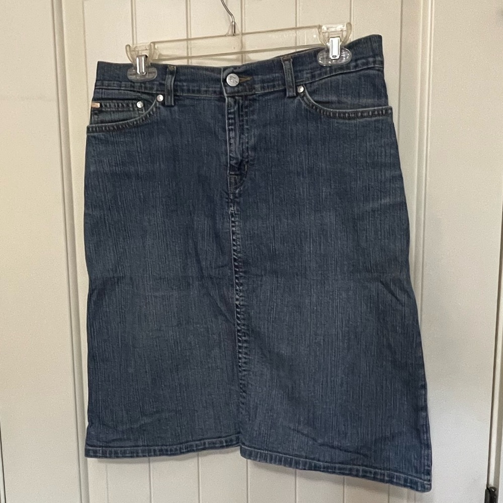 Vintage Lacoste Jean Skirt